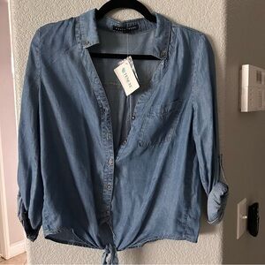 Haut Monde Blue Denim Shirt